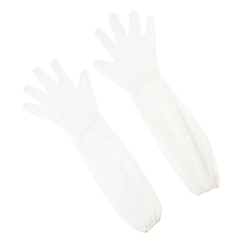 Γάντια μίας χρήσης παχύτερα και ανθεκτικά για πλύσιμο πιάτων, με επεκτεινόμενο μανσέτα, αδιάβροχα προστατευτικά για οικιακή χρήση