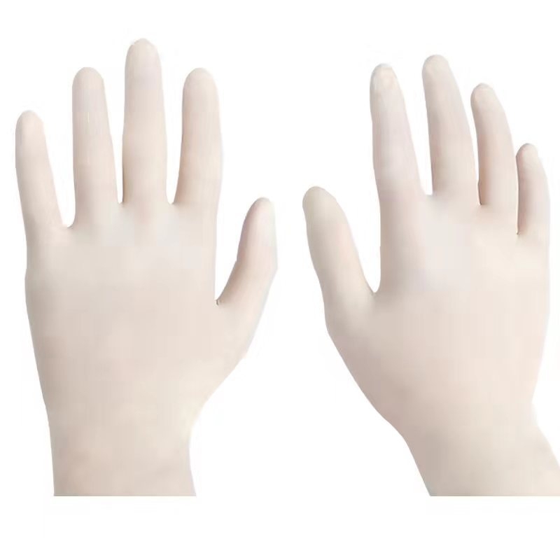Μίας χρήσης γάντια από λατέξ χωρίς σκόνη, παχύτερα, για ιατρικές εξετάσεις και προστασία στο σπίτι