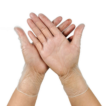 Διαφαντικά μιας χρήσης γάντια PVC χωρίς πούδρα για επεξεργασία τροφίμων, καθαρισμό, ομορφιά, τατουάζ και ψήσιμο