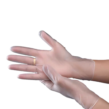 Γάντια μιας χρήσης βινυλίου, διαφανή, PVC 9 ιντσών, για καθαρισμό στο σπίτι, επεξεργασία τροφίμων, κομμωτική, τατουάζ και κηπουρική.