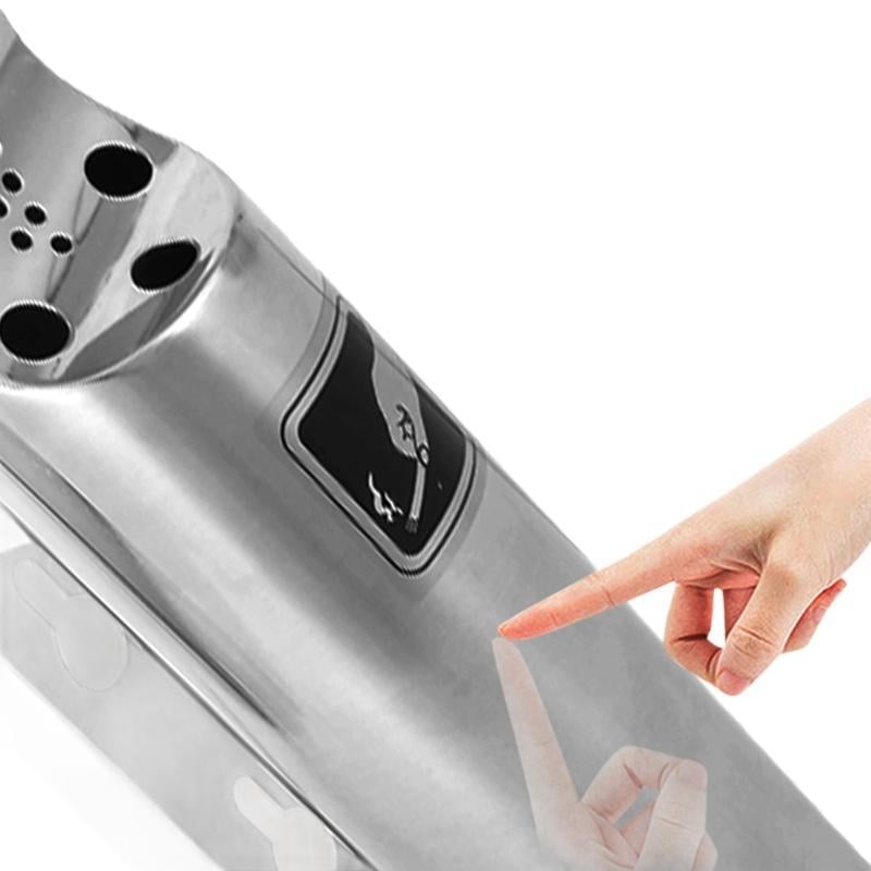 Oshijia Nástenný popolník a odpadkový kontajner z nerezovej ocele, vhodný pre interiér aj exteriér