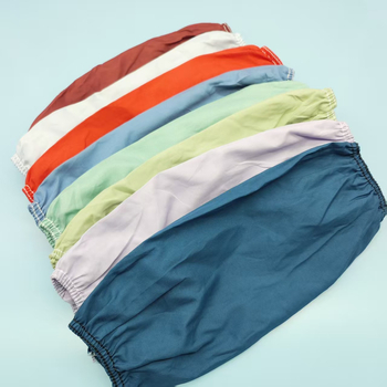 Προστατευτικά μανίκια εργασίας στην κουζίνα, ενισχυμένο ύφασμα πολυεστέρα-βαμβάκι με εκτεταμένο μήκος, ανθεκτικά σε λεκέδες και σκόνη, μονόχρωμα, ένα μέγεθος.