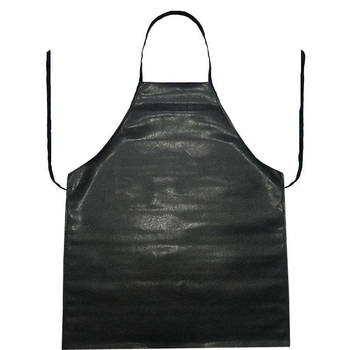 Αδιάβροχη και ανθεκτική στα λίπη ποδιά από μαλακό δέρμα, ενισχυμένη κατασκευή, μεσαίου μήκους με επέκταση, για κουζίνα και οικιακές δουλειές, μεγάλο μέγεθος, ανθεκτική στη φθορά