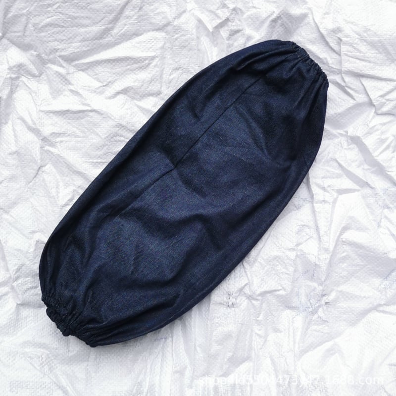 Τζιν προστατευτικές μανσέτες για συγκόλληση σε εργοστάσιο, αντιβρωμικές και ανθεκτικές στη φθορά, με φαρδύ τελείωμα