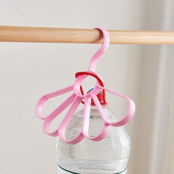 Cuier din plastic multifuncțional pentru cravate, eșarfe și curele pentru garderobă acasă