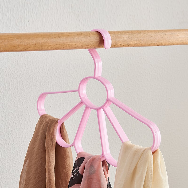 Cuier din plastic multifuncțional pentru cravate, eșarfe și curele pentru garderobă acasă