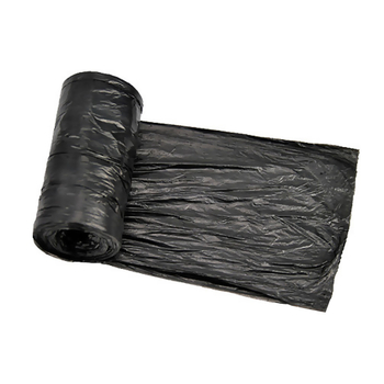 Μαύρες μιας χρήσης σακούλες απορριμμάτων, τύπος ρολού με διάτρηση, μεγέθους 45 × 50 cm, κατάλληλες για ξενοδοχεία και εστιατόρια
