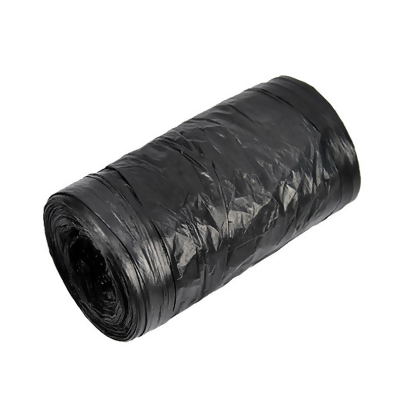 Μαύρες μιας χρήσης σακούλες απορριμμάτων, τύπος ρολού με διάτρηση, μεγέθους 45 × 50 cm, κατάλληλες για ξενοδοχεία και εστιατόρια