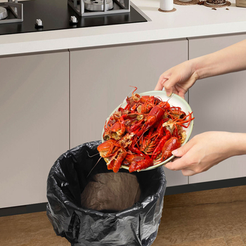 Pomelo Home σακούλες απορριμμάτων με λαβές, 4 ρολά, συνολικά 100 τεμάχια, μιας χρήσης, PE, για οικιακή και επαγγελματική χρήση