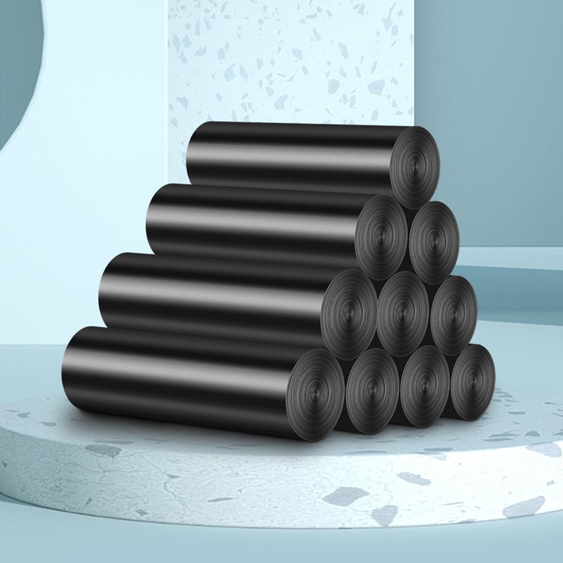 Pomelo Home σακούλες απορριμμάτων με λαβές, 4 ρολά, συνολικά 100 τεμάχια, μιας χρήσης, PE, για οικιακή και επαγγελματική χρήση