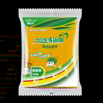 Кухненска кърпа от бамбукови влакна, устойчива към мазнини, за почистване на съдове