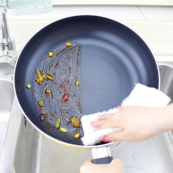 Кухненска кърпа от бамбукови влакна, устойчива към мазнини, за почистване на съдове