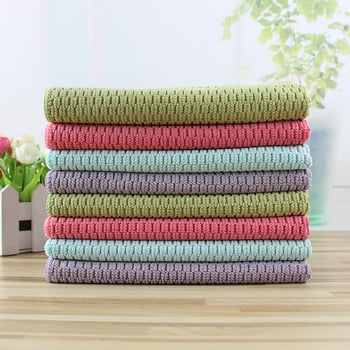 4‑пакет дебели кухненски кърпи за почистване, абсорбиращи, замяна, царевичен велур, 30×40 cm