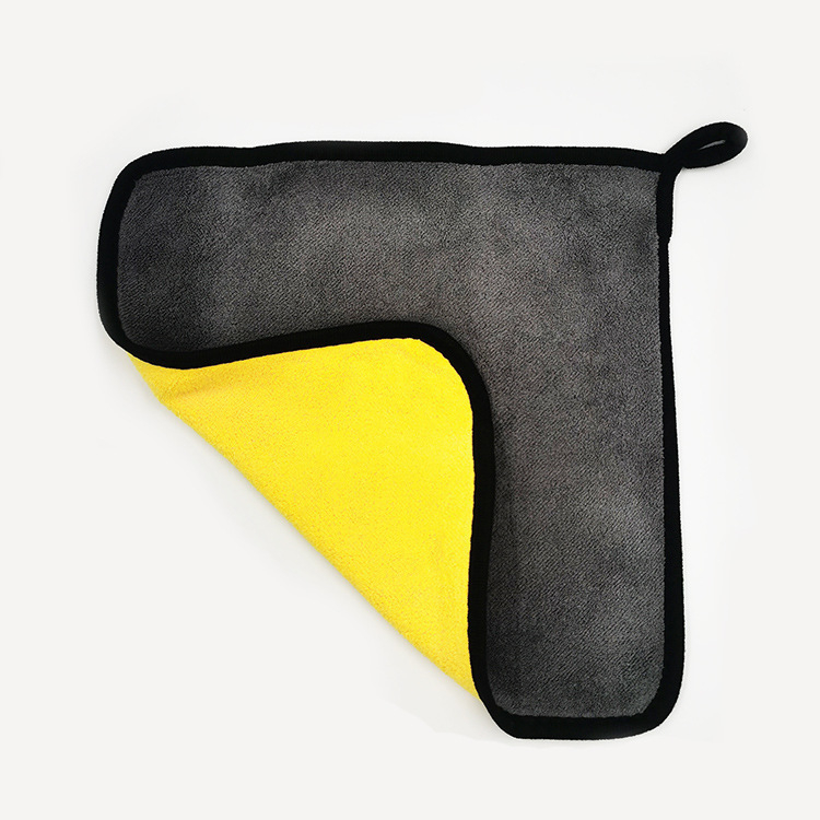 5 бр. кърпи за почистване на автомобил от коралов велур, двустранни, двуцветни, удебелени и високо попиващи