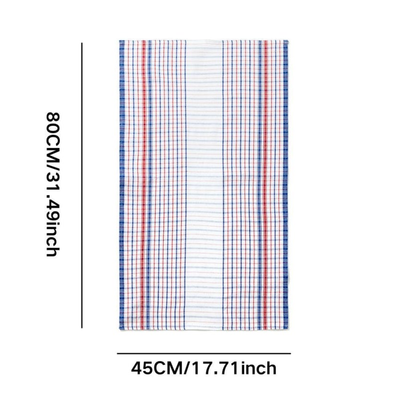Кухненска кърпа от полиестер-памук, нишково боядисана, мека и попивателна, голям размер за съдове
