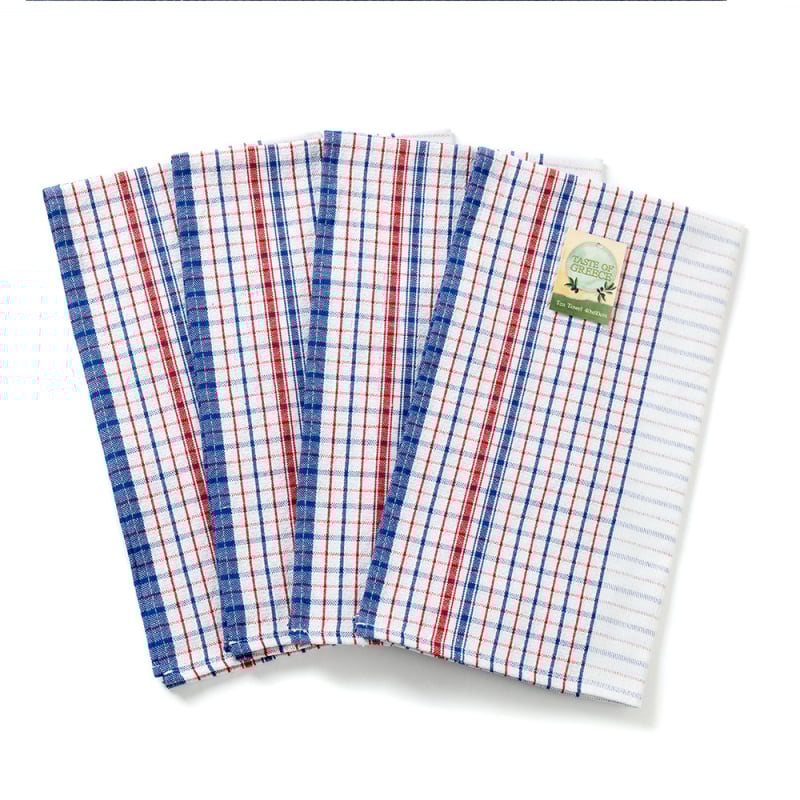 Кухненска кърпа от полиестер-памук, нишково боядисана, мека и попивателна, голям размер за съдове