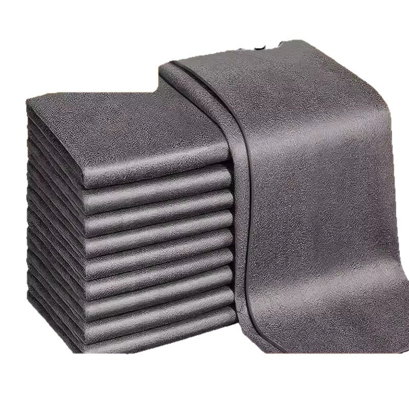 Усилена магическа кърпа за почистване на стъкло в дома, без власинки, без следи, без водни отпечатъци, абсорбираща микрофибърна кърпа за огледала