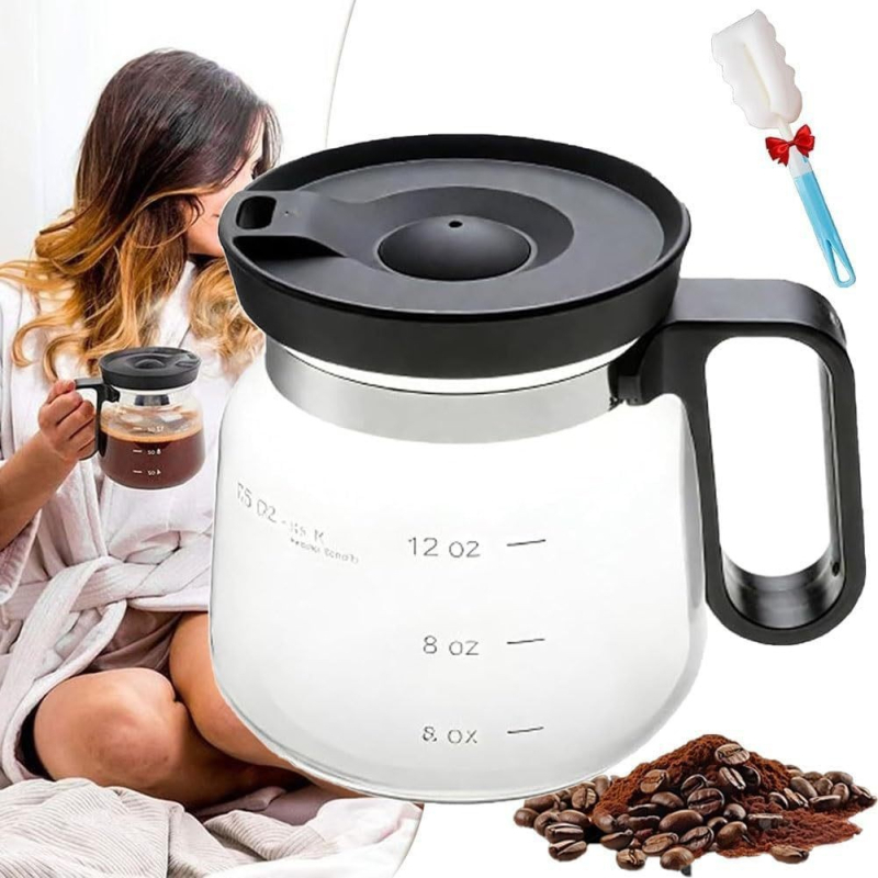16 oz стъклена чаша за кафе, ръчно издувана от високо боросиликатно стъкло