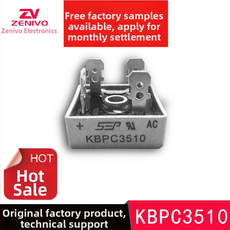 KBPC3510/2510/5010 1000V usmerňovací most pre zariadenie na spracovanie odpadu