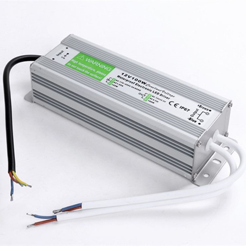 LED подводна светлина за фонтан, DC трансформатор и DC изправител, DC24V/DC12V, външна водоустойчива, 10W/36W/100W