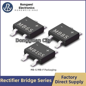 MB10F SMD диоден мост, MBF корпус, 1000 V, 800 mA