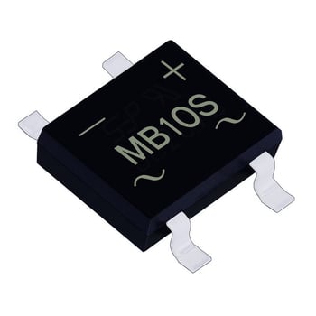 Audley MB10S SOP-4 повърхностно монтиран диоден мост, 0,8 A, 600 V