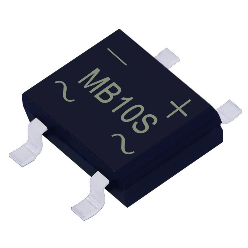 Audley MB10S SOP-4 повърхностно монтиран диоден мост, 0,8 A, 600 V