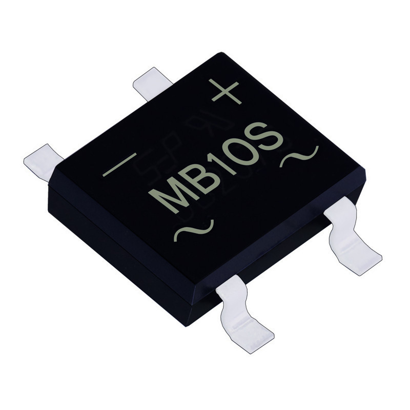 Audley MB10S SOP-4 повърхностно монтиран диоден мост, 0,8 A, 600 V