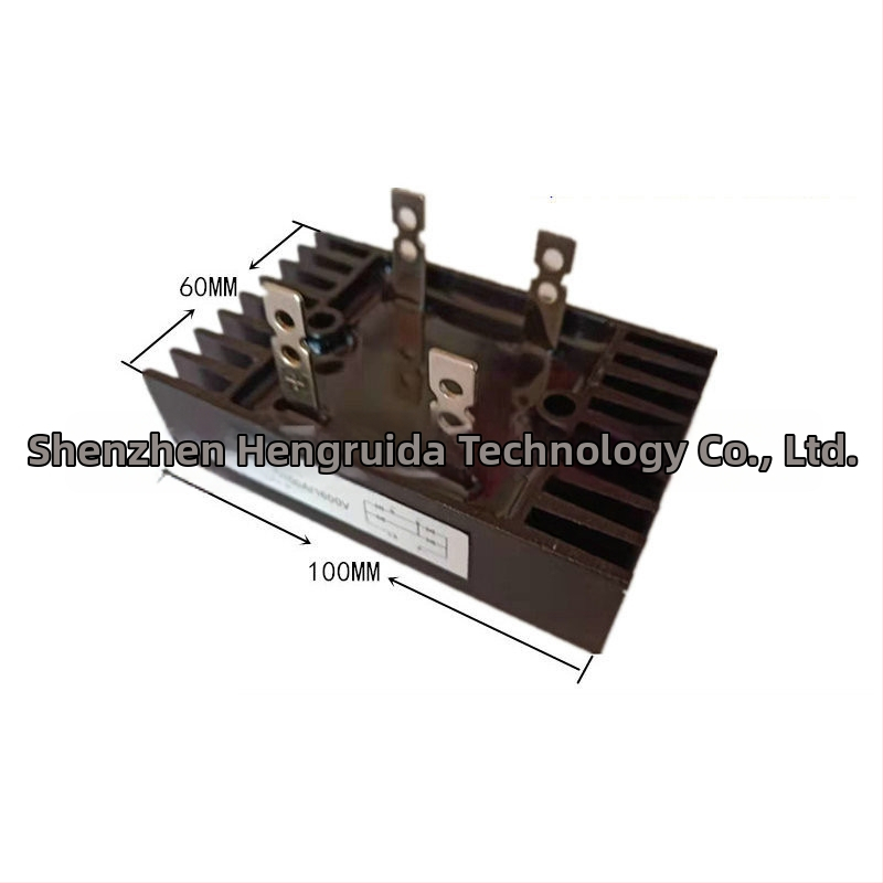 Monofázový usmerňovač s mostom QL60A1200V, 4-ramenný, pre generátor, s integrovaným chladičom