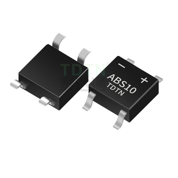 ABS10 Изправителен мост, 1A, 1000V, 46 mil голям чип, SOP-4 ABS пакет