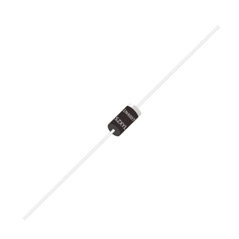 1N4007 ректификаторен диод, DO-41 пакет, двупинов, 1000 V, 1 A