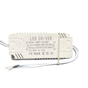 LED τροφοδοτικό και ballast, 30–50W, καθολικός σταθερού ρεύματος, εξωτερικός μετασχηματιστής