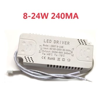 LED τροφοδοτικό και ballast, 30–50W, καθολικός σταθερού ρεύματος, εξωτερικός μετασχηματιστής