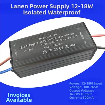 LED ovládač a napájanie pre downlight, balast, konštantný prúd, usmerňovač, transformátor a riadič