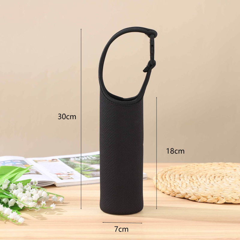 Κάλυμμα κούπας από ύφασμα με μόνωση και προστασία από πτώσεις, κατάλληλο για γυάλινα και θερμός φλυτζάνια, ανάγλυφος σχεδιασμός