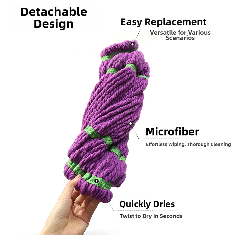 Mop s otočnou hlavou a samoodstreďovaním pre domáce použitie