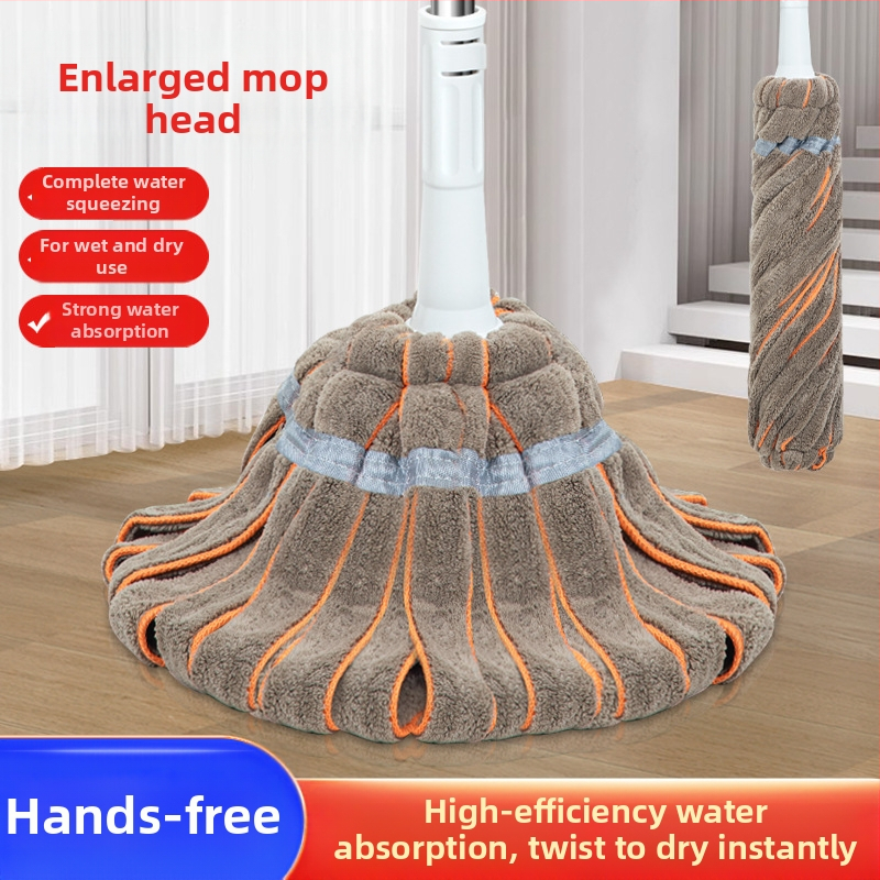 Mop z mikrovlákna s automatickým žmýkaním a absorbentnou vrstvou z Coral Fleece – pre domáce použitie
