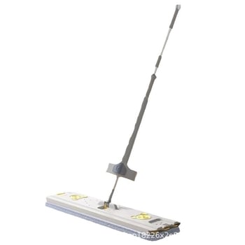 Mop plat mare pentru uz casnic, fără atingere cu mâinile, utilizare duală umedă și uscată pentru curățarea plăcilor.