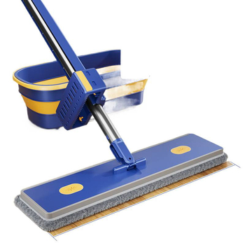 Mop plat, fără atingere, pentru uz casnic, curățare într-un singur pas, absorbție mare, ușor de folosit