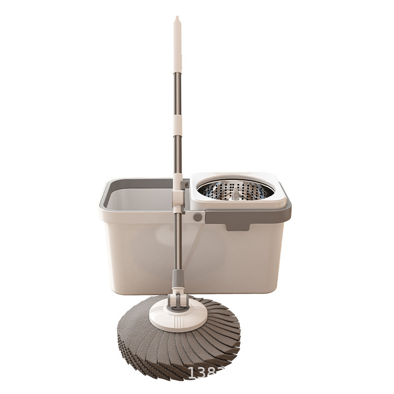 Mop rotativ fără atingere pentru curățare uscată și umedă, utilizare casnică
