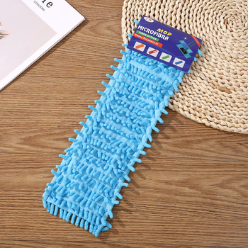 Pânza Chenille pentru mop, pentru curățarea automobilului și uz casnic, mop plat cu fibre moi pentru îndepărtarea prafului