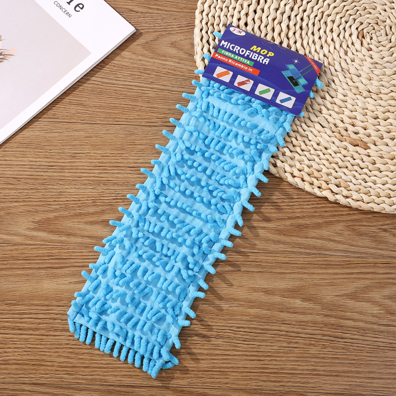Pânza Chenille pentru mop, pentru curățarea automobilului și uz casnic, mop plat cu fibre moi pentru îndepărtarea prafului