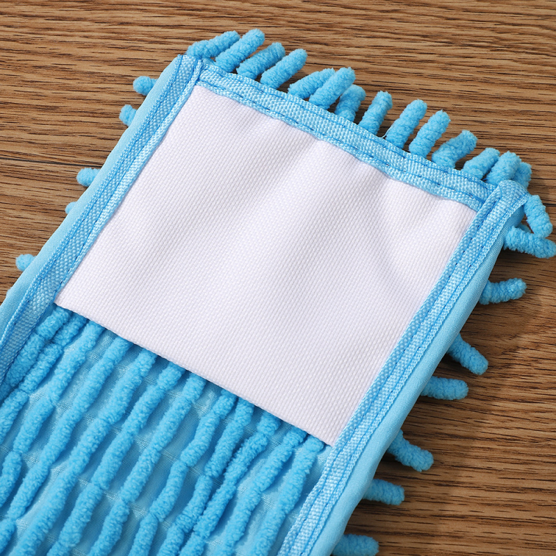 Pânza Chenille pentru mop, pentru curățarea automobilului și uz casnic, mop plat cu fibre moi pentru îndepărtarea prafului