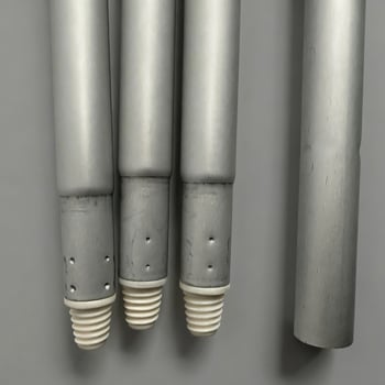 Mop plat electrostatic pentru praf, cu țesătură nețesută, patru secțiuni