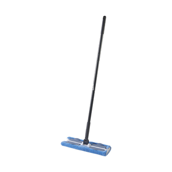 Mop plat mare, clip pentru țesătură, cap lat, lavabil manual, pentru curățare uscată și umedă