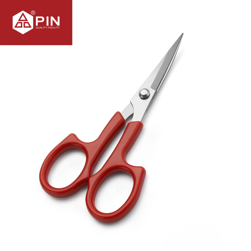 PIN-1553 Foarfece de broderie cu cap ridicat, oțel inoxidabil, 4,5 inci