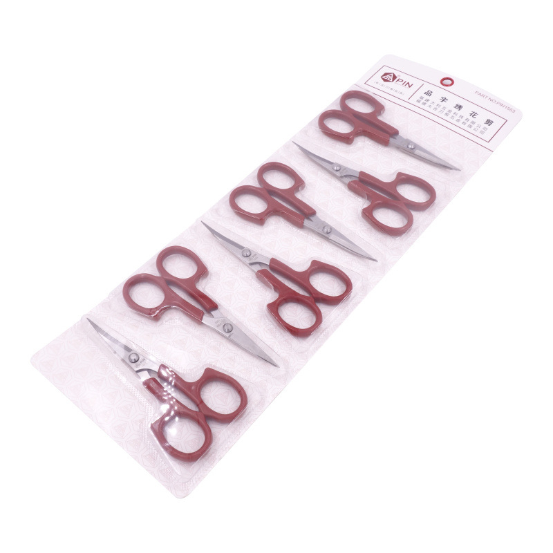 PIN-1553 Foarfece de broderie cu cap ridicat, oțel inoxidabil, 4,5 inci