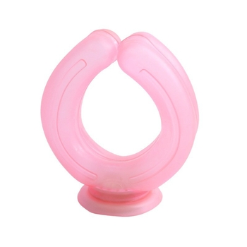 U-образна бутилка за гореща вода с плюшен калъф, голяма, за шията и тялото