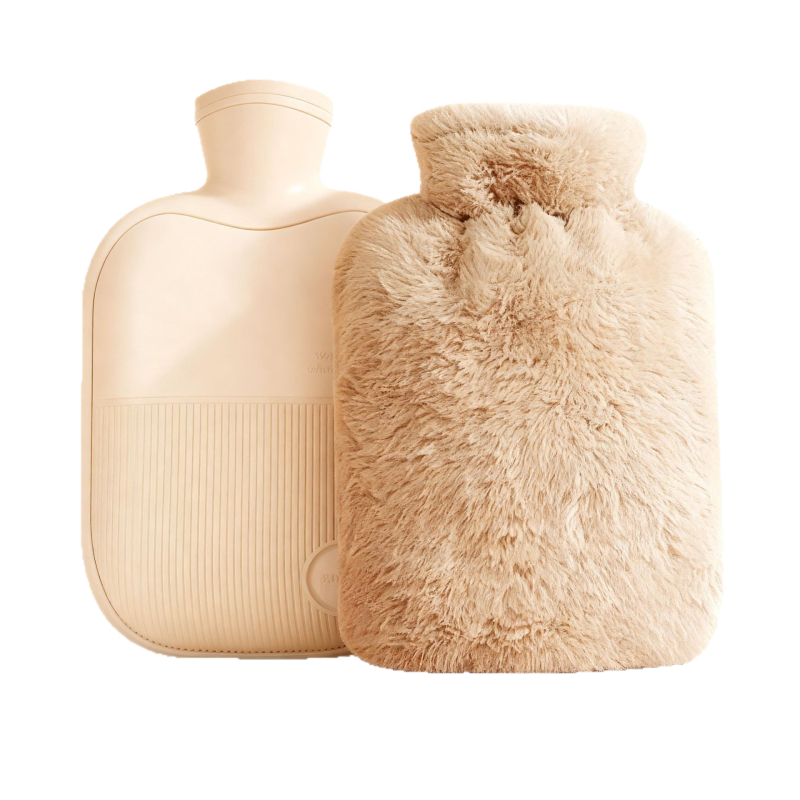 Бутилка за гореща вода с плюшено покритие, защита против експлозия, загрява ръцете и краката, преносим нагревател за студентско общежитие