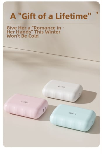 Magický rozdelený ohrievač rúk, mini prenosný 2-in-1 USB nabíjateľný